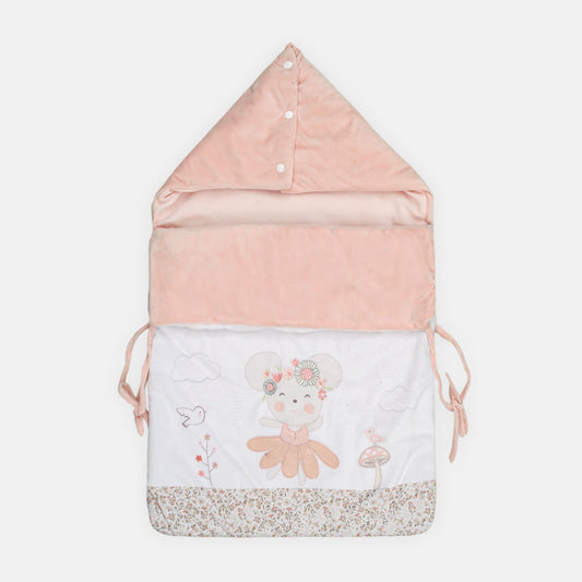 CARRY NEST VELVET PEACH FLORAL