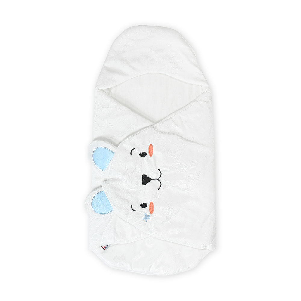 CARRY NEST WHITE FLUFFY TEDDY BOY