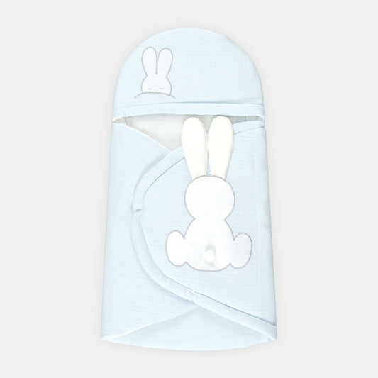 CARRY NEST LIGHT BLUE BUNNY