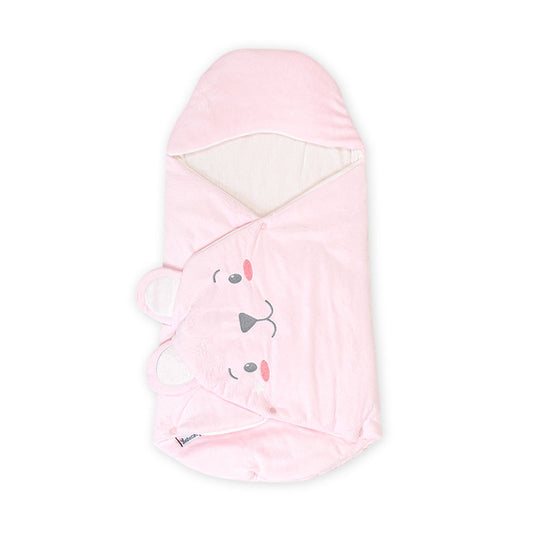 CARRY NEST PINK FLUFFY TEDDY GIRL