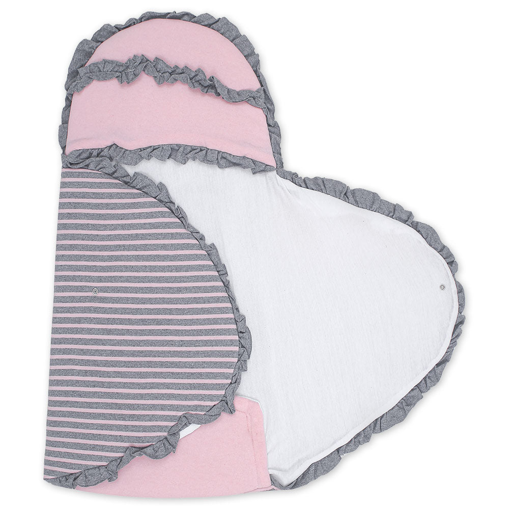 CARRY NEST PINK STRIPED BOW
