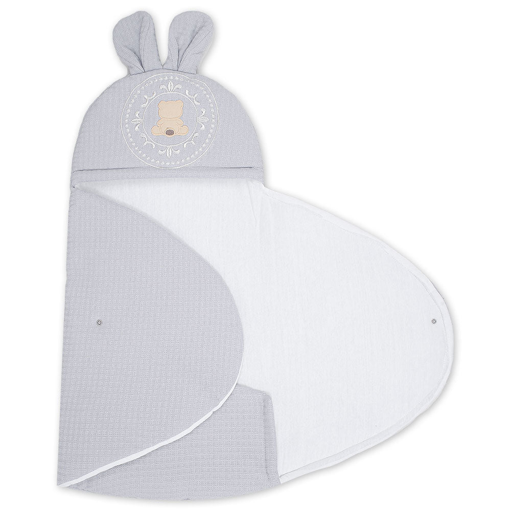 CARRY NEST GREY TEXTURED BEAR FANCY