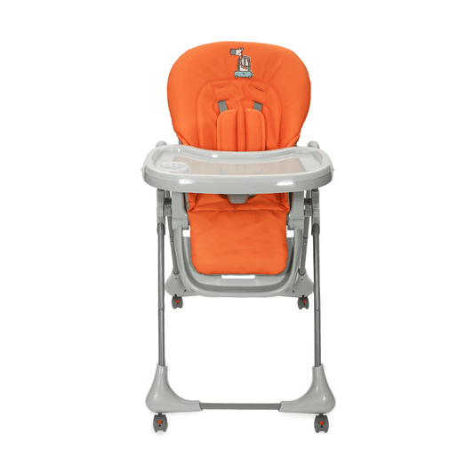 BABY ADJUSTABLE HIGH CHAIR - ORANGE