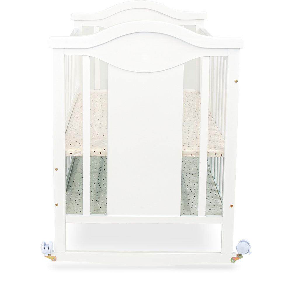 BABY WOODEN COT WHITE