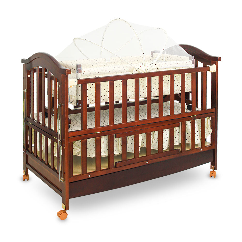 BABY WOODEN COT COFFEE