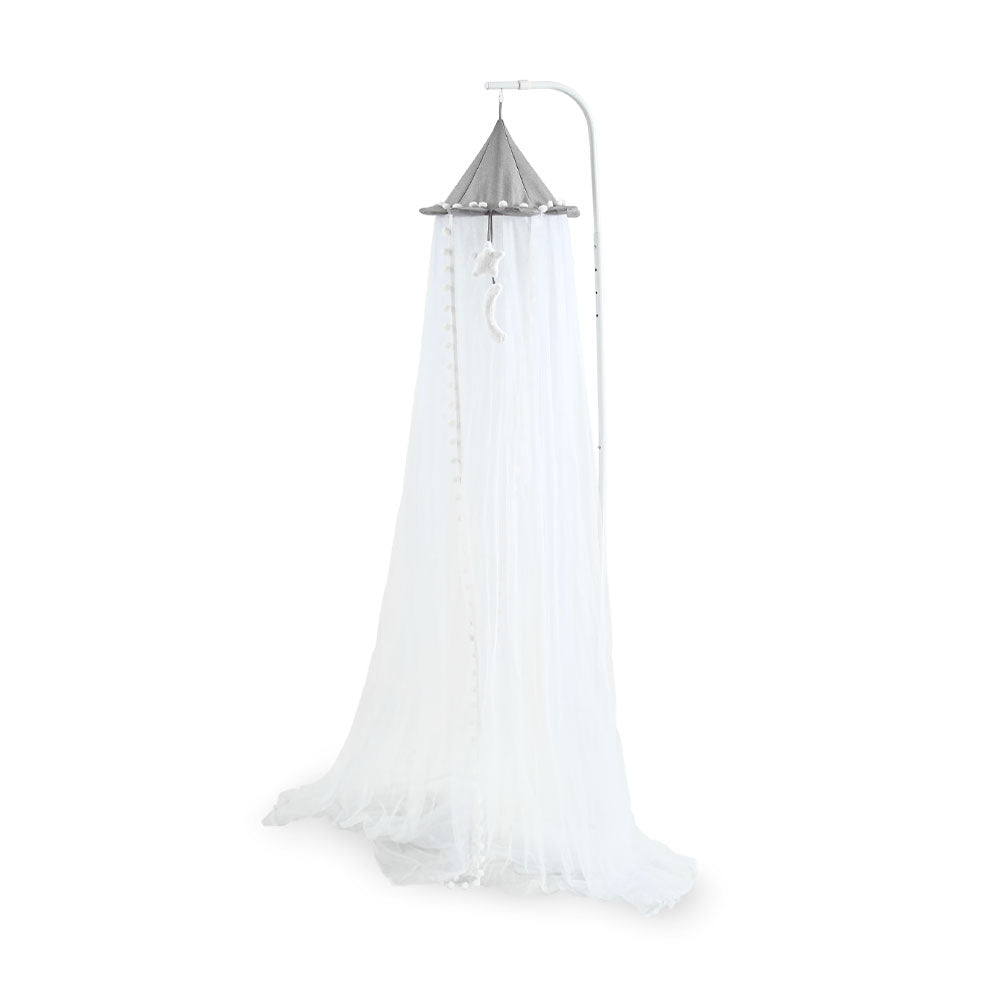COT MOSQUITO NET WITH TENT GREY