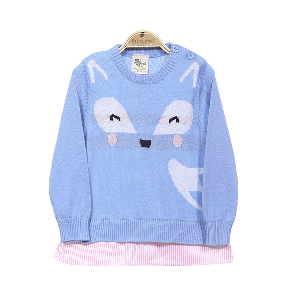 GIRL SWEATER-BLUE