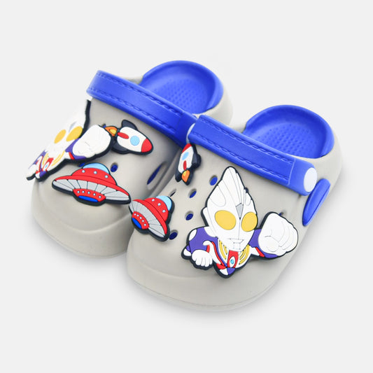 BOY'S ULTRAMAN CROCS – GREY
