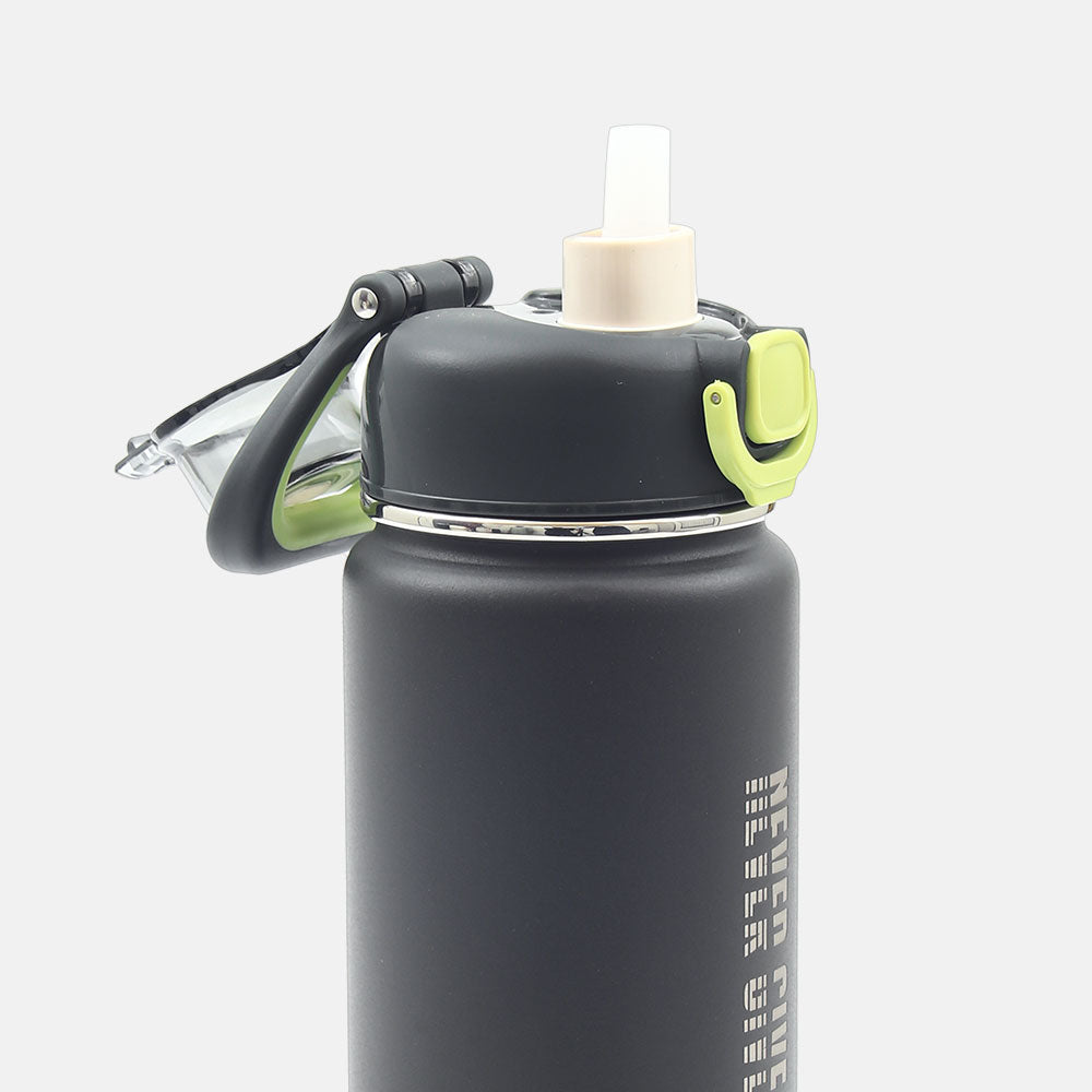 HOMEATIC STEEL WATER BOTTLE 750 ML GREY