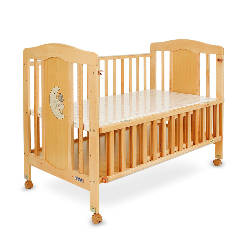 WOODEN COT OAK