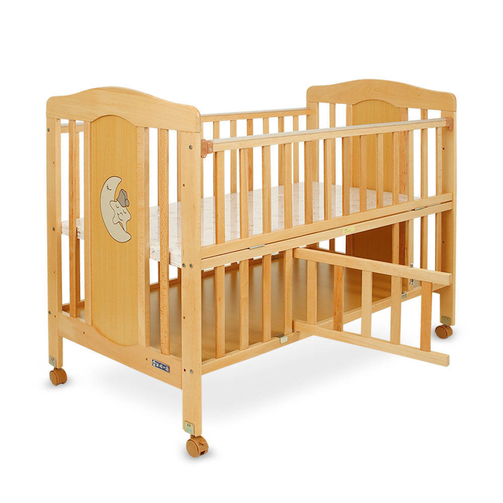 WOODEN COT OAK