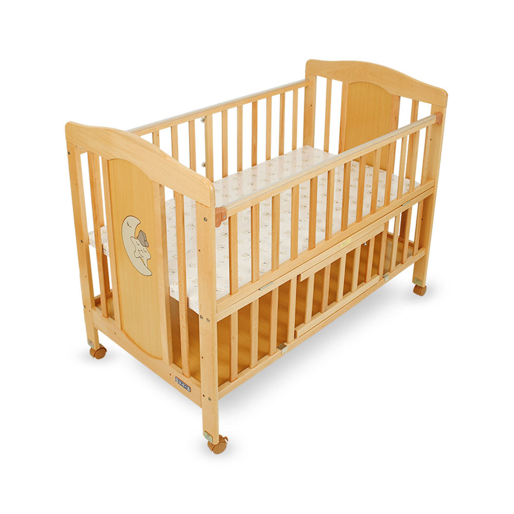 WOODEN COT OAK