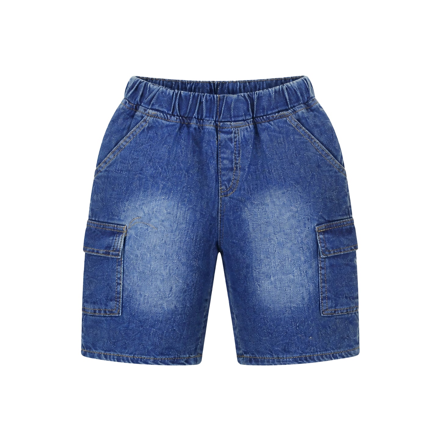 BOY LIGHT WASH CARGO SHORT BERMUDA