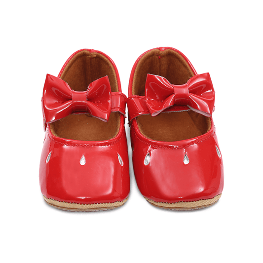 GIRL PRE WALKER SHOES-RED