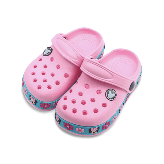 GIRL CROCS LIGHT PINK MINNIE MOUSE