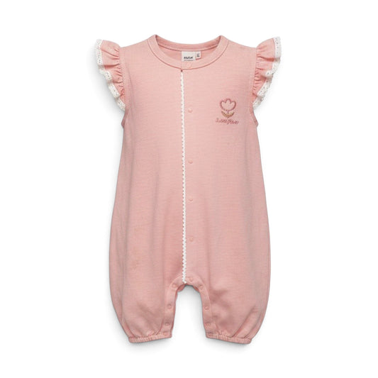 BABY GIRL "SWEET FLOWER" RUFFLE ROMPER