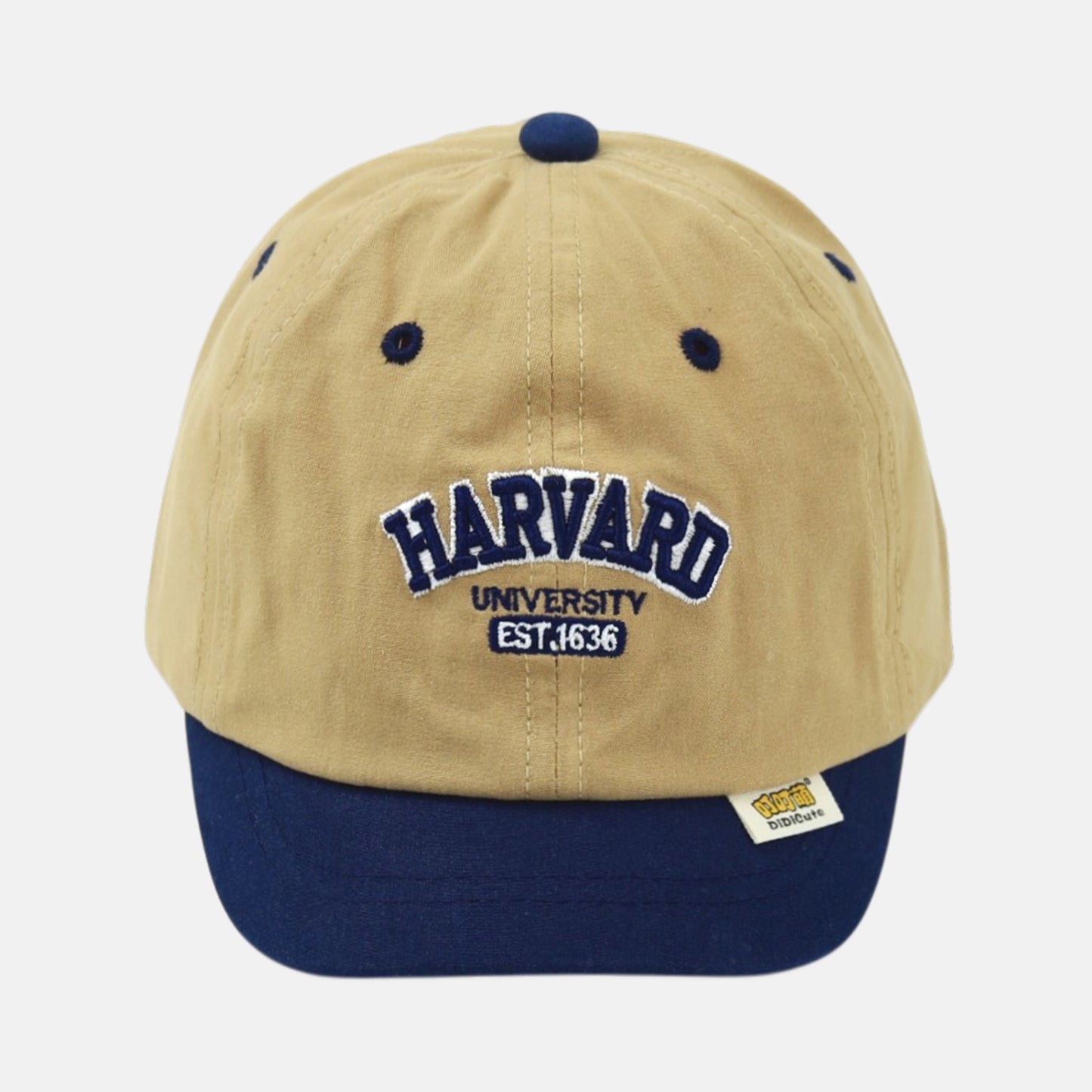 Beige & Green Harvard Style Cap 54 Cm