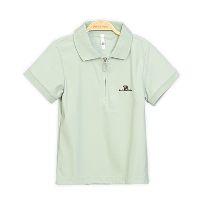 ZIPPER GREEN POLO