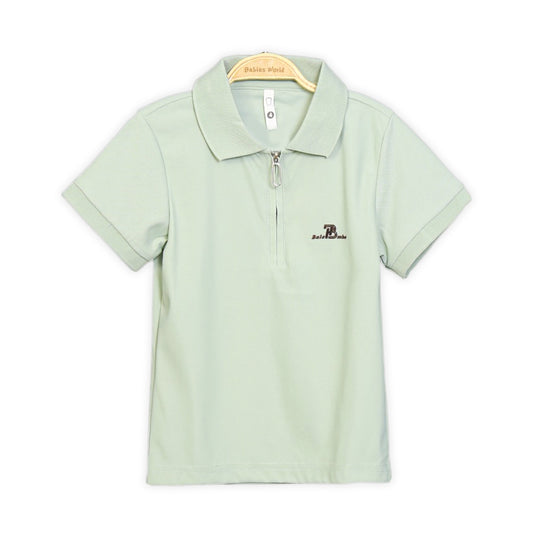 ZIPPER GREEN POLO