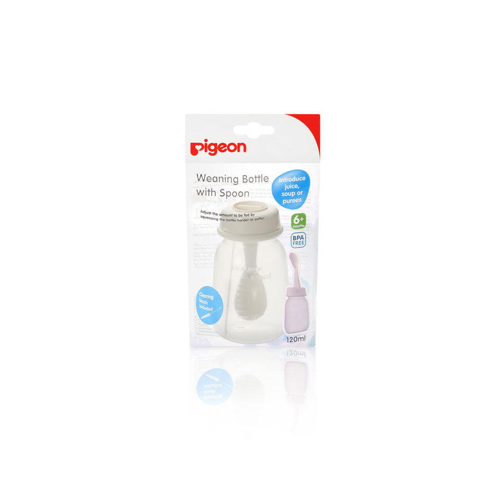 WEANING BOTTLE WITH SPOON 120ML