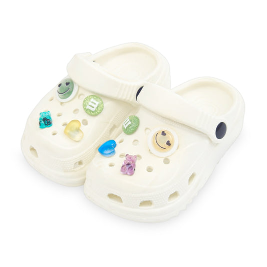 GIRL'S CANDY THEMED CROCS – WHITE