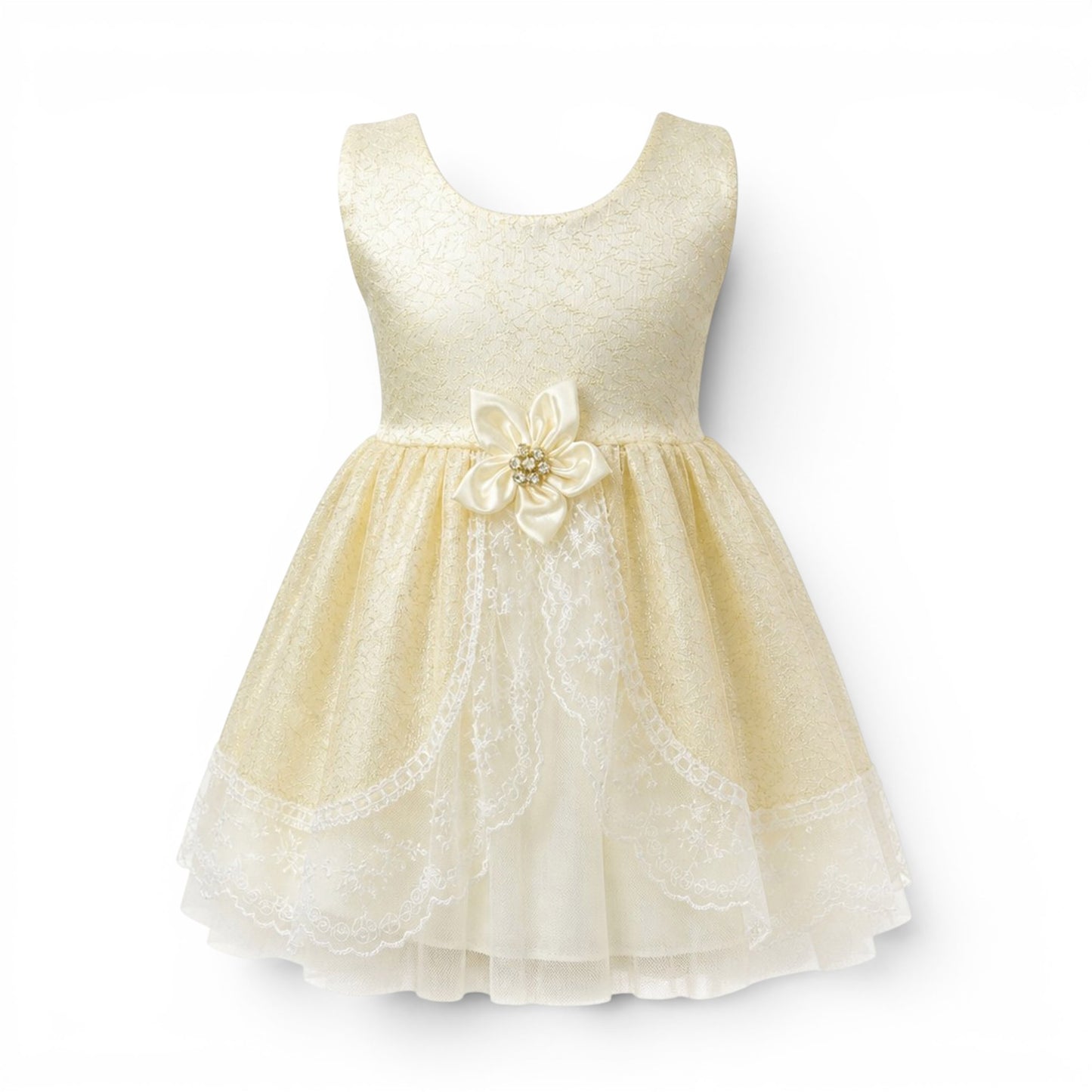 FLORAL BABY GIRL FANCY FROCK GIFT SET