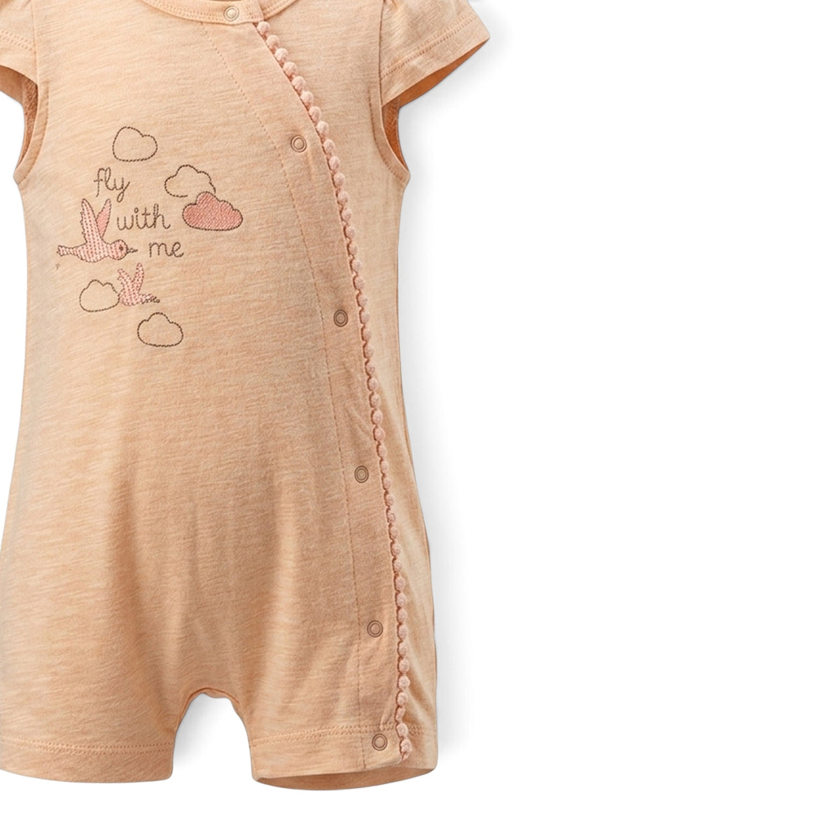 BABY GIRL "FLY WITH ME" ROMPER