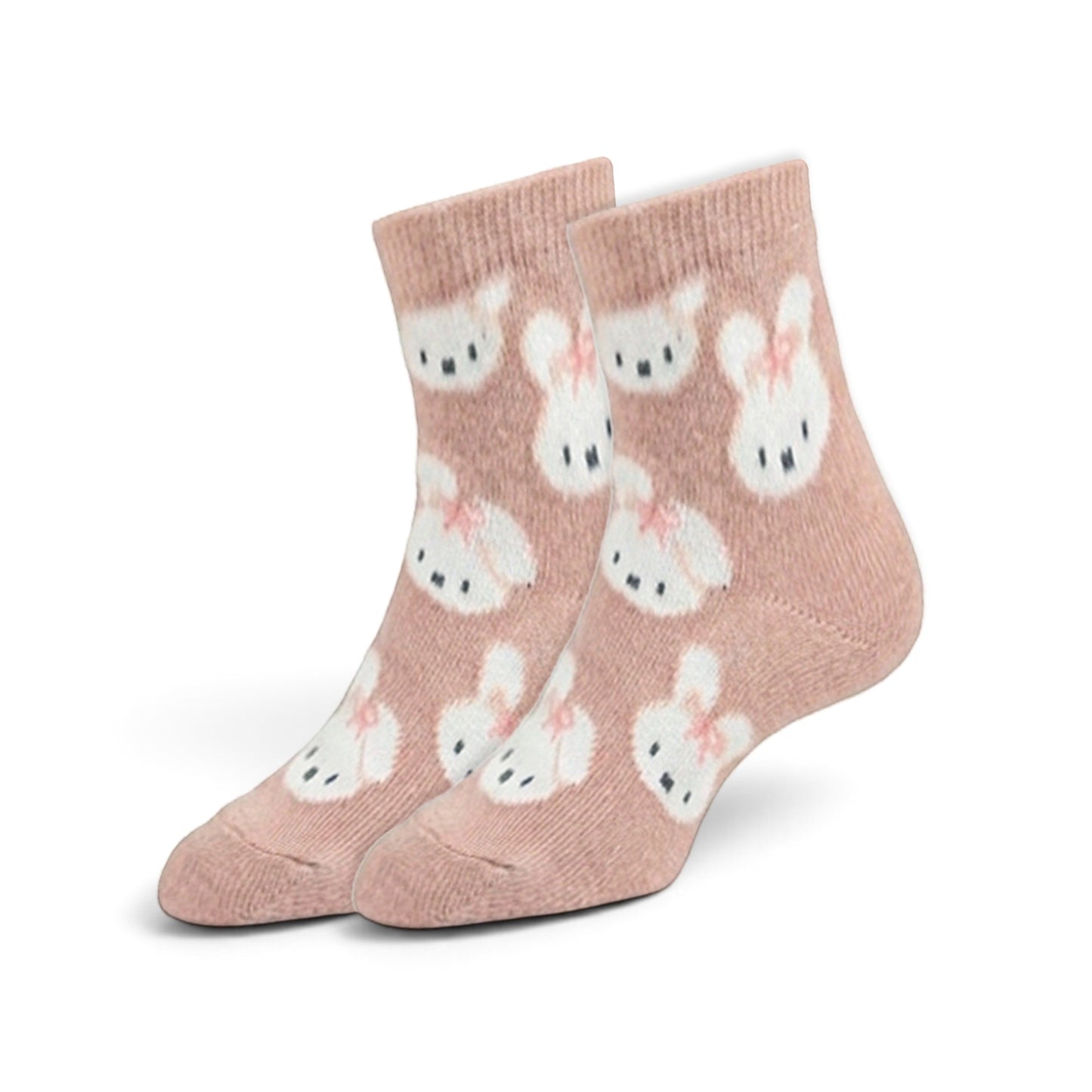 MILLIE & TILLIS BOW & BUNNY GIRL SOCKS PK-3
