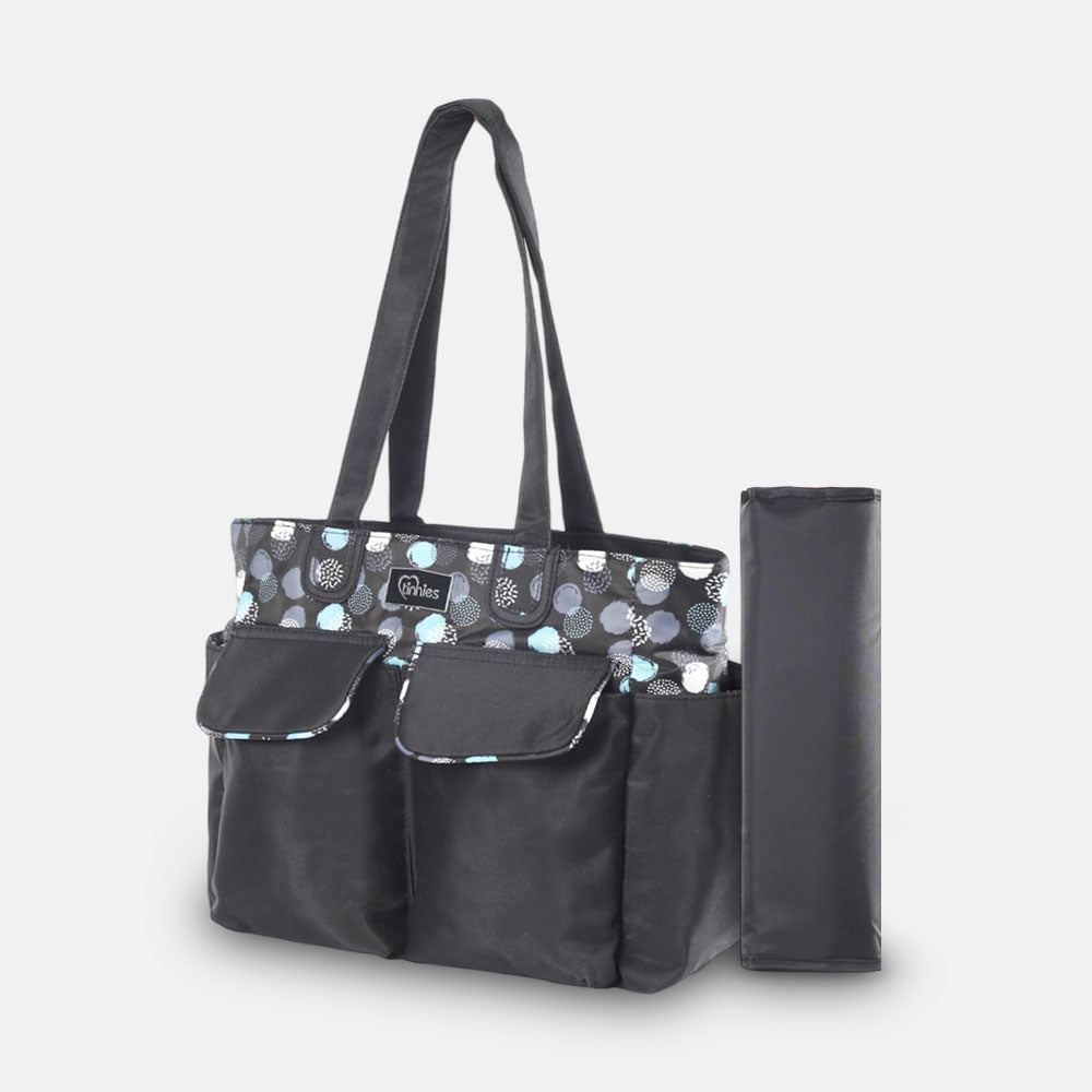 TINNIES BABY DIAPER BAG BLACK