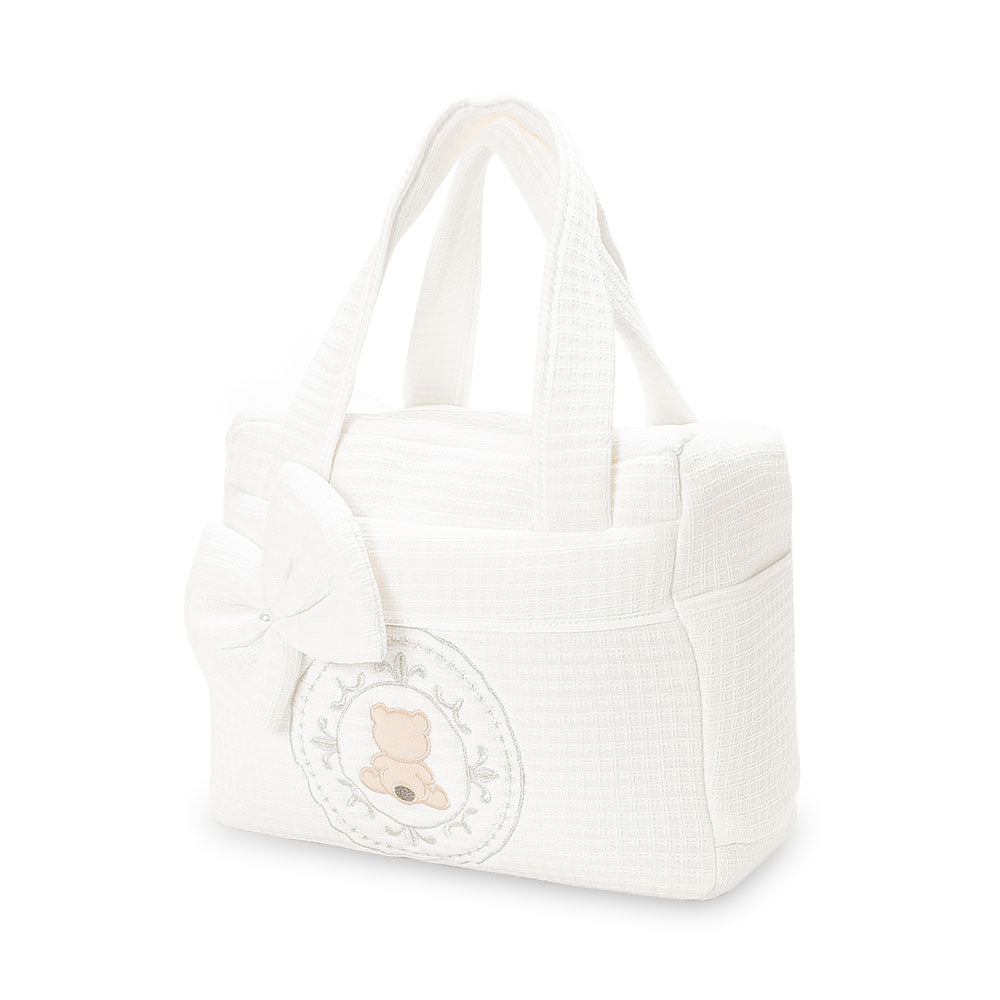 DIAPER BAG WHITE BEAR
