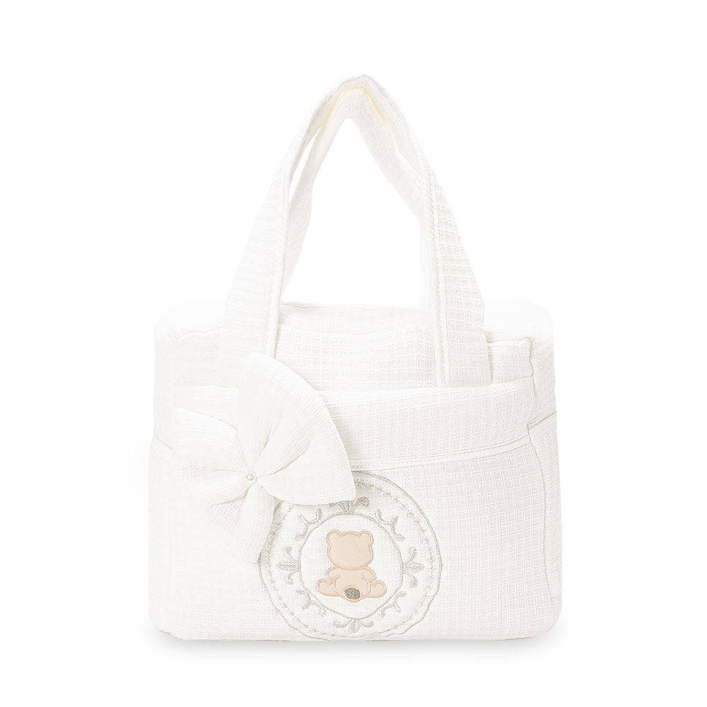 DIAPER BAG WHITE BEAR
