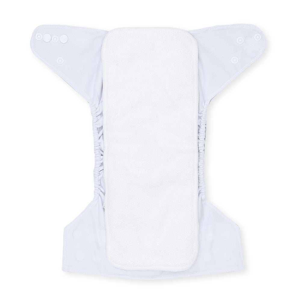 WASHABLE DIAPERS GREY CLOUD & STARS