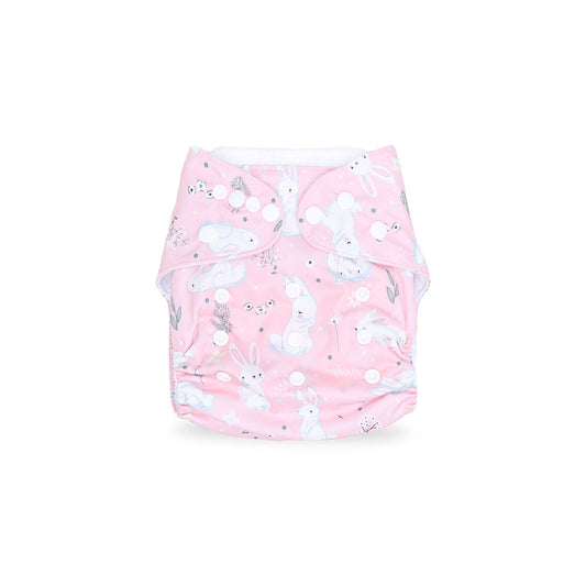 BABY WASHABLE DIAPER PINK RABBIT