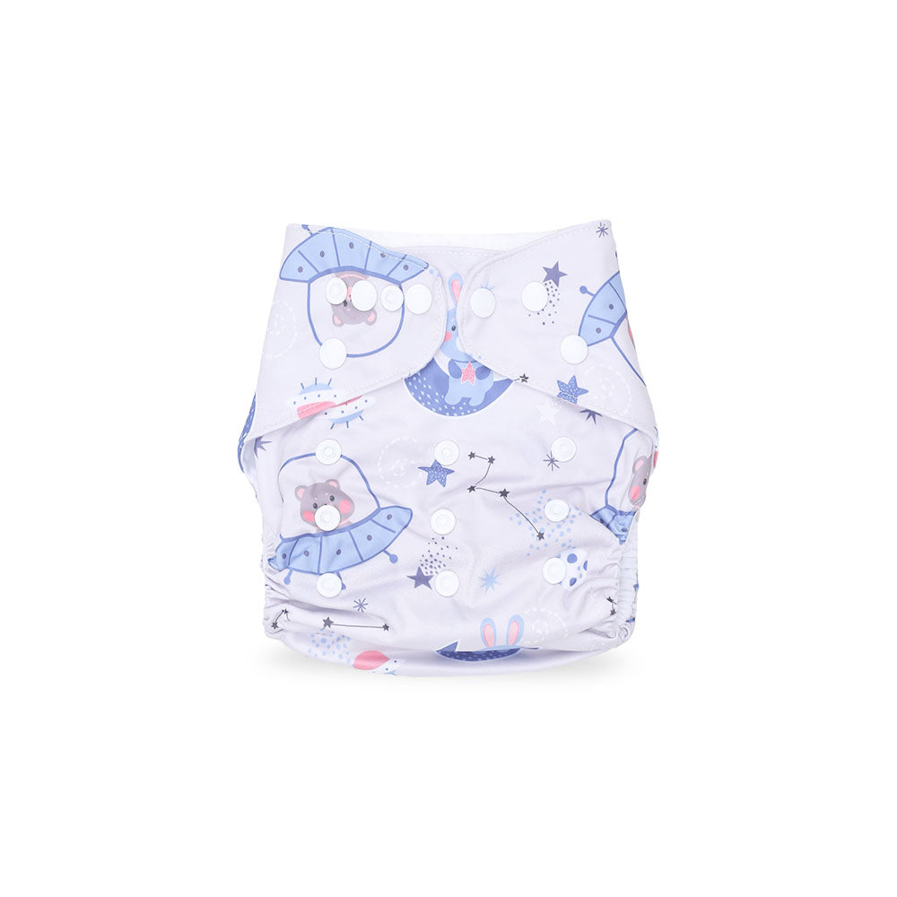 BABY WASHABLE DIAPER LAVENDAR SPACE