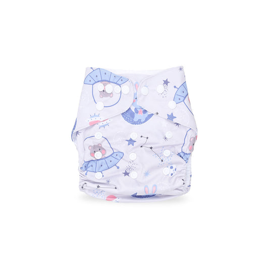 BABY WASHABLE DIAPER LAVENDAR SPACE