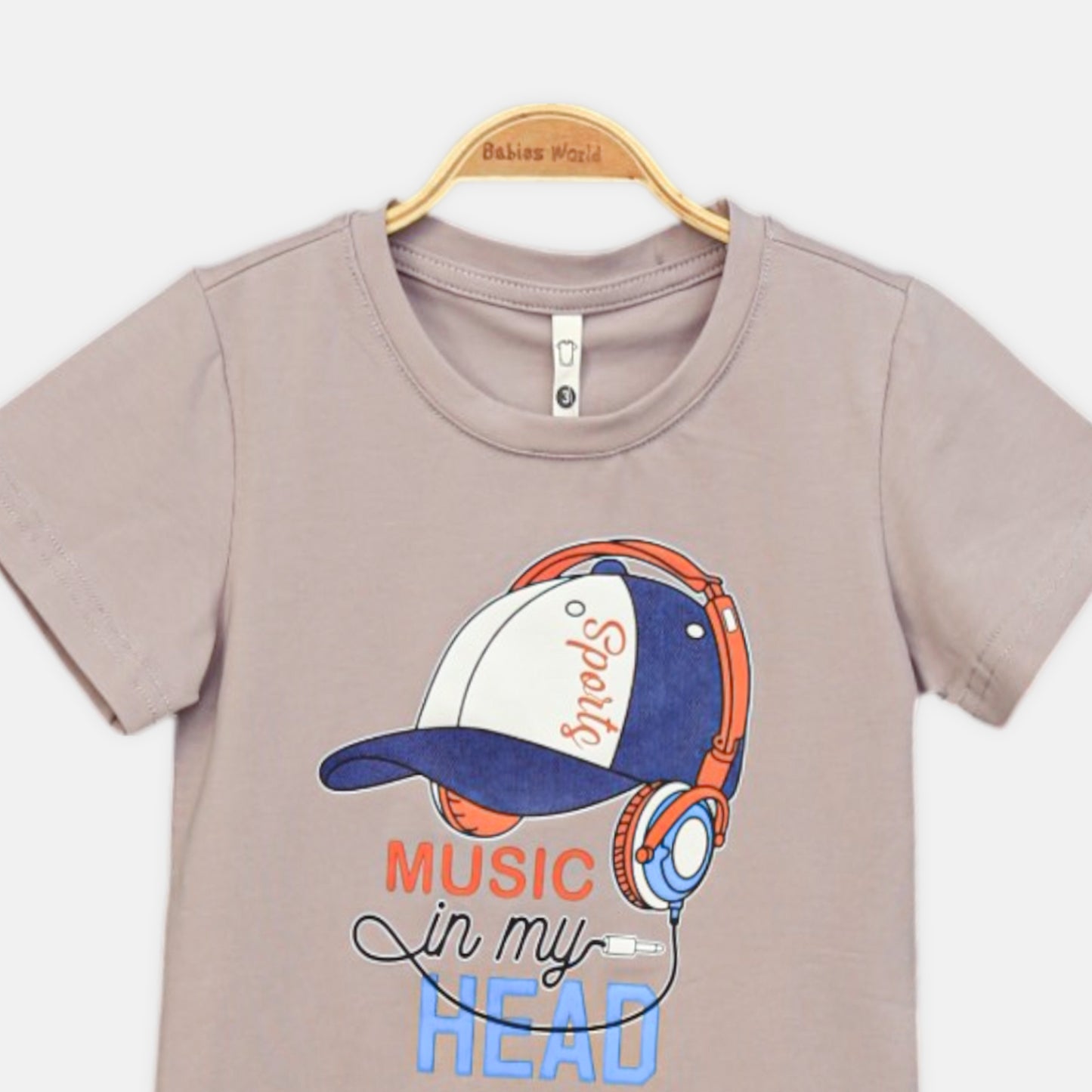 MUSIC HEAD GRAPHIC TEE