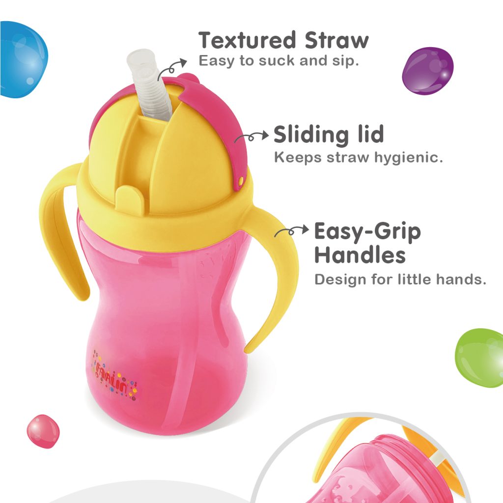 Farlin Sipper Cup With Handle Blue - 270ml