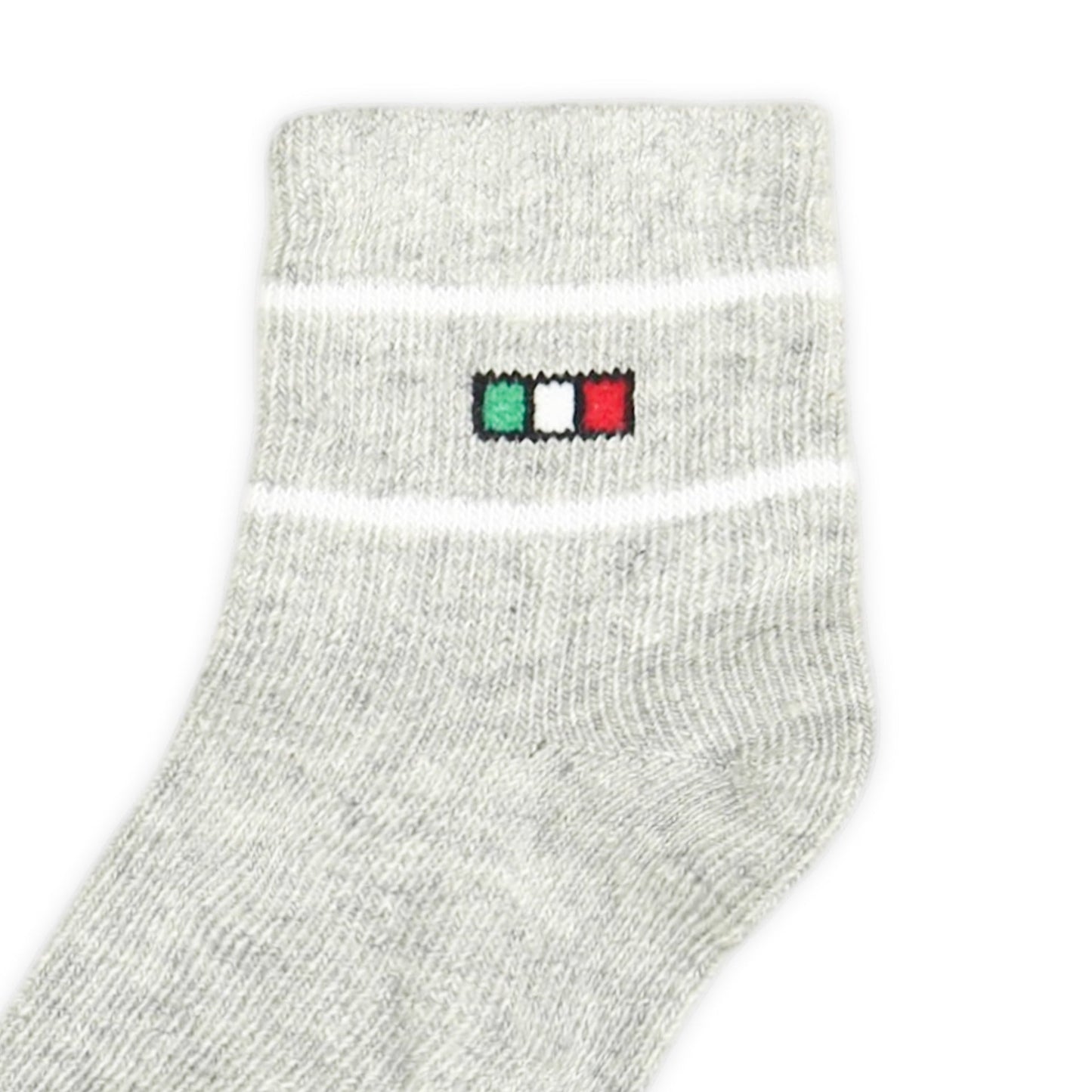 GREY ANKLE BOY SOCKS PK-2