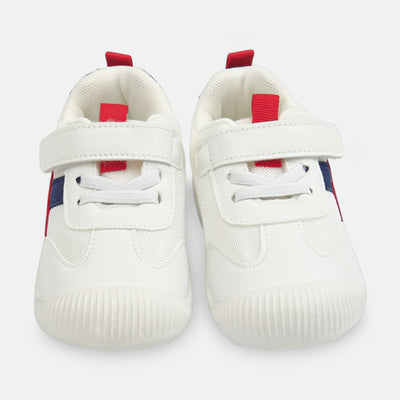 BOY'S COMFY SNEAKERS – WHITE