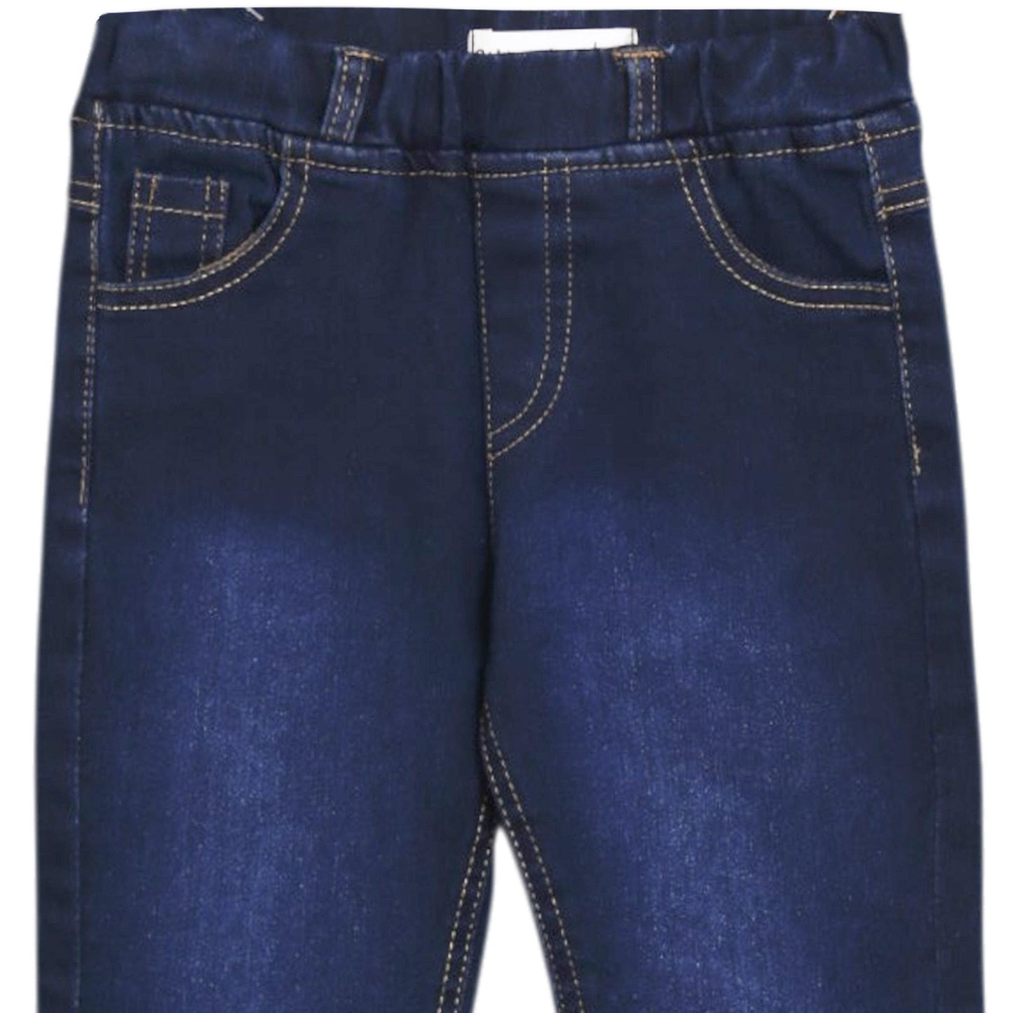 BLUE LACE TRIM JEANS