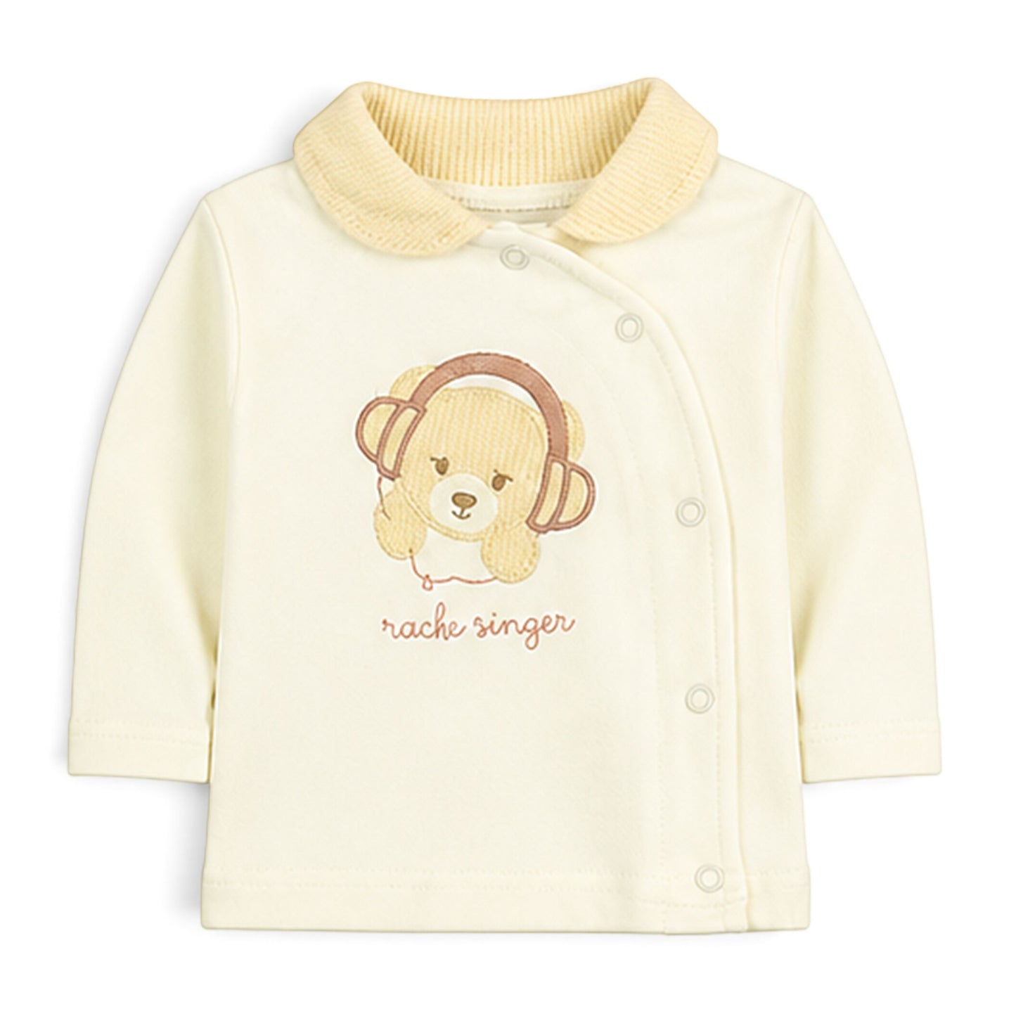 BEIGE "ROCK SINGER" BEAR BABY GIRL GIFT SET
