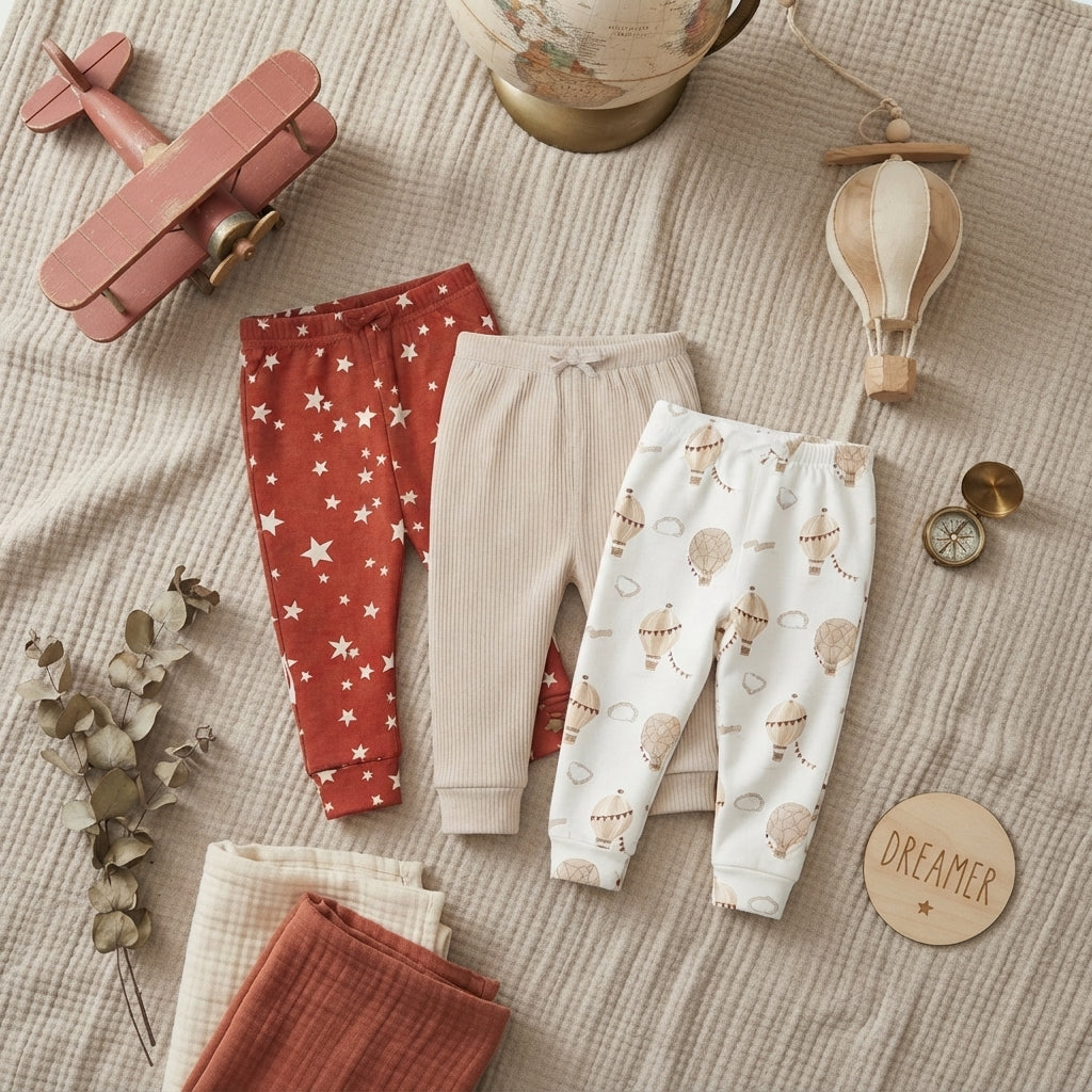 DREAMER STARRY NIGHTS BABY GIRL PAJAMAS PK-3
