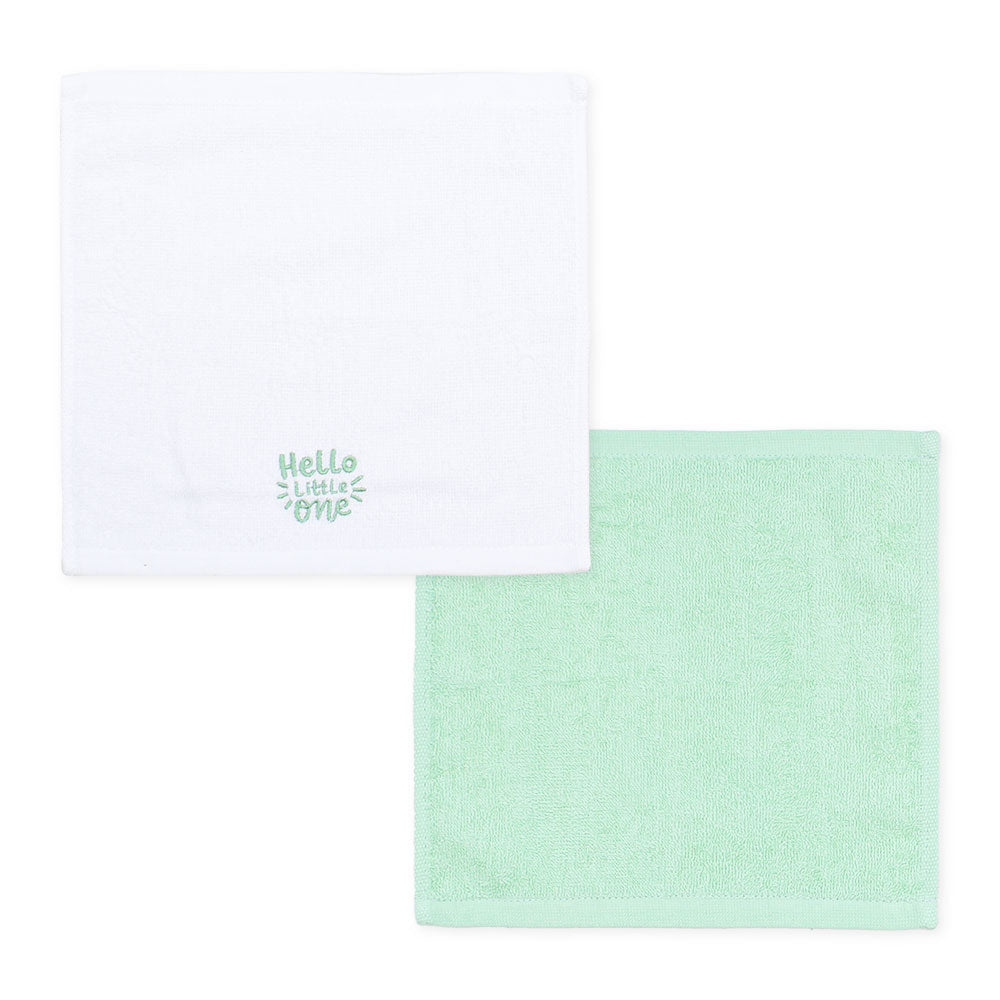 FACE TOWEL PK-4 MULTICOLOR HELLO LITTTLE ONE