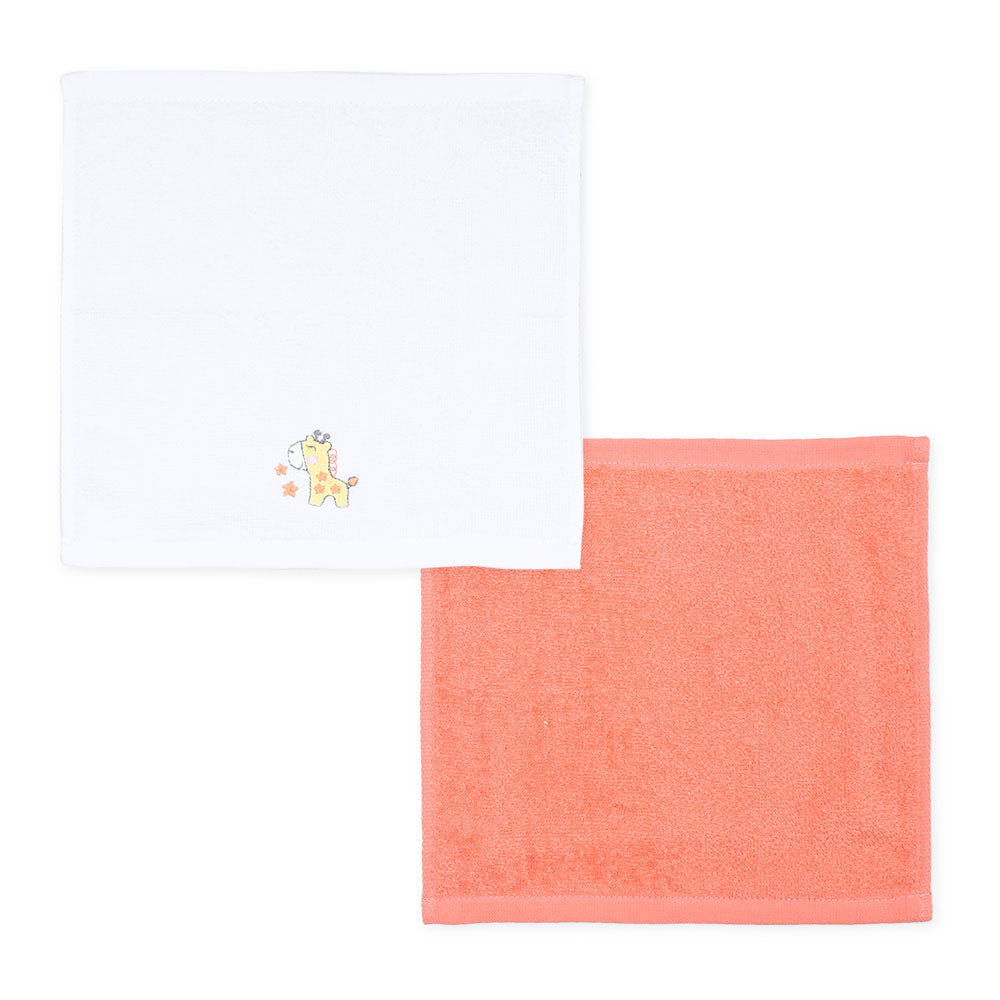 FACE TOWEL PK-4 MULTICOLOR HELLO LITTTLE ONE