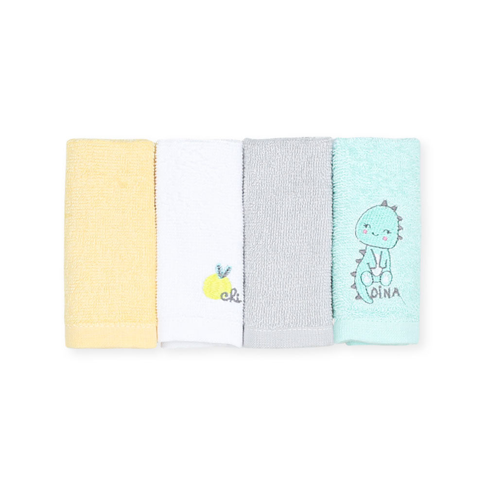 FACE TOWEL PK-4 MULTICOLOR HI DINA