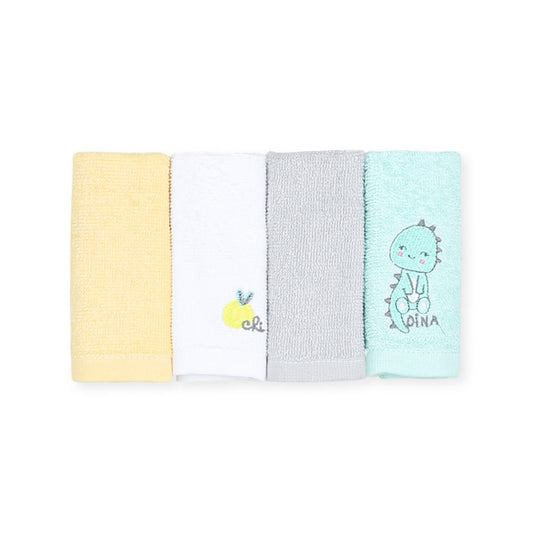 FACE TOWEL PK-4 MULTICOLOR HI DINA