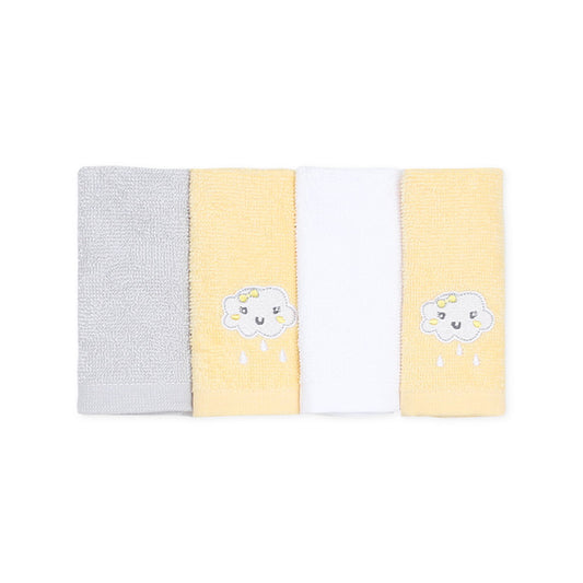 FACE TOWEL PK-4 MULTICOLOR RAINY CLOUD