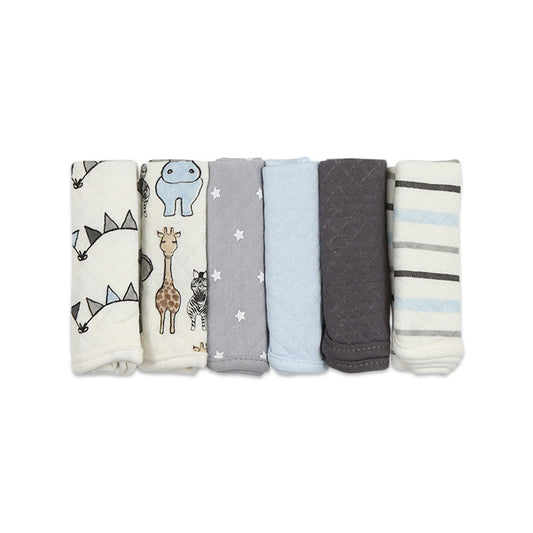 FACE TOWEL PK-6 MULTI-COLOR CLASSIC