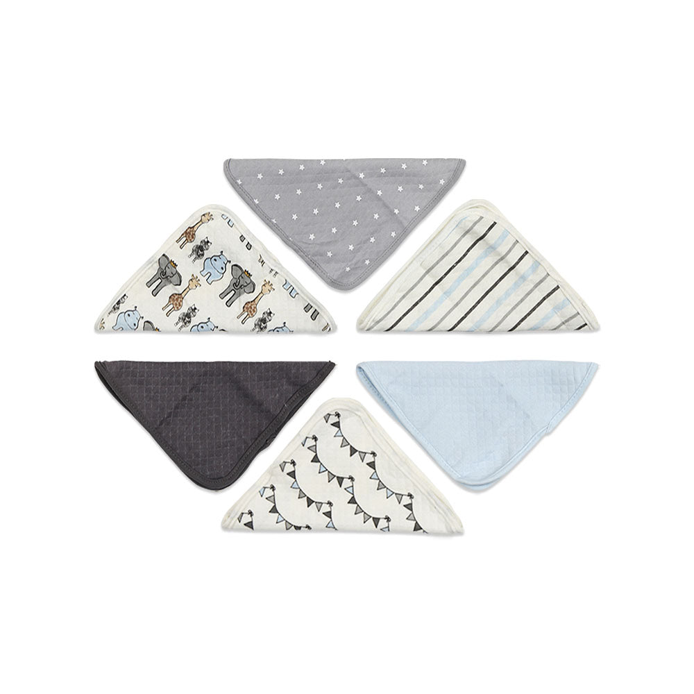 FACE TOWEL PK-6 MULTI-COLOR CLASSIC