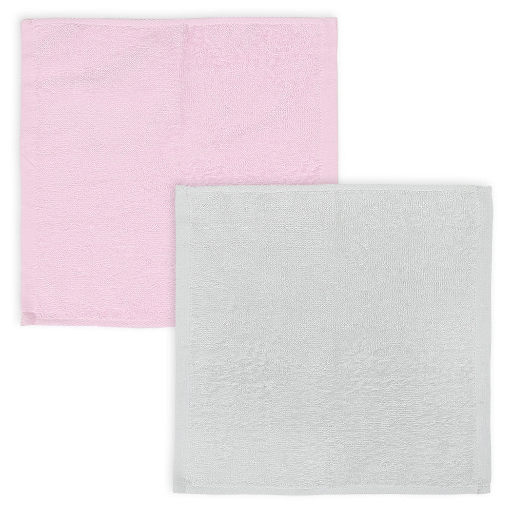 FACETOWEL PK-4 PINK FLORAL PRINCESS ELEPHANT